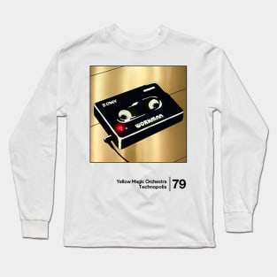 Technopolis / Minimalist Style Graphic Fan Artwork Long Sleeve T-Shirt